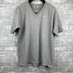 Vintage 90s Nike Made In USA V-Neck Short Sleeve Shirt Size Medium